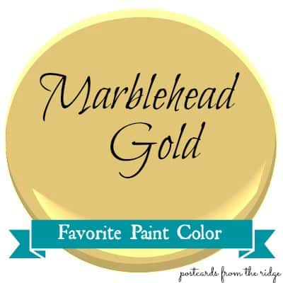 Favorite Paint Color ~ Marblehead Gold