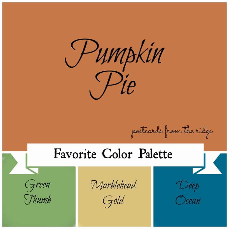 Favorite Paint Color ~  Fall Edition