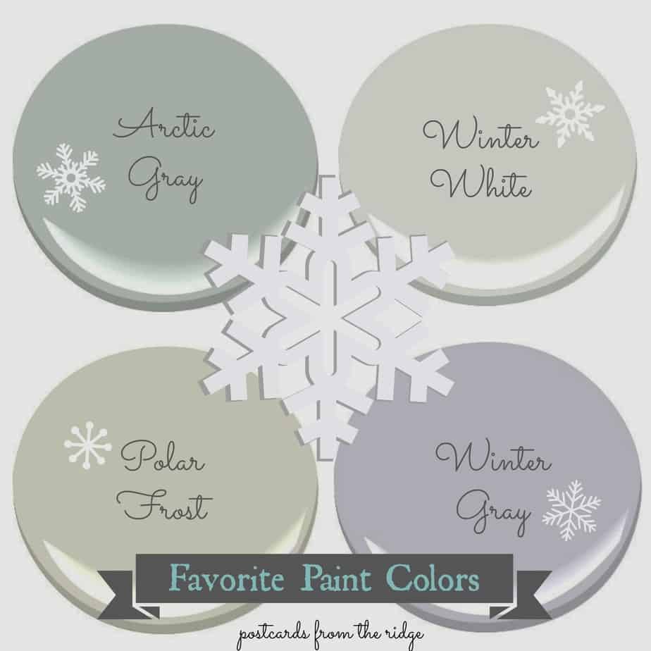 Deep freeze edition ~ Favorite Paint Colors