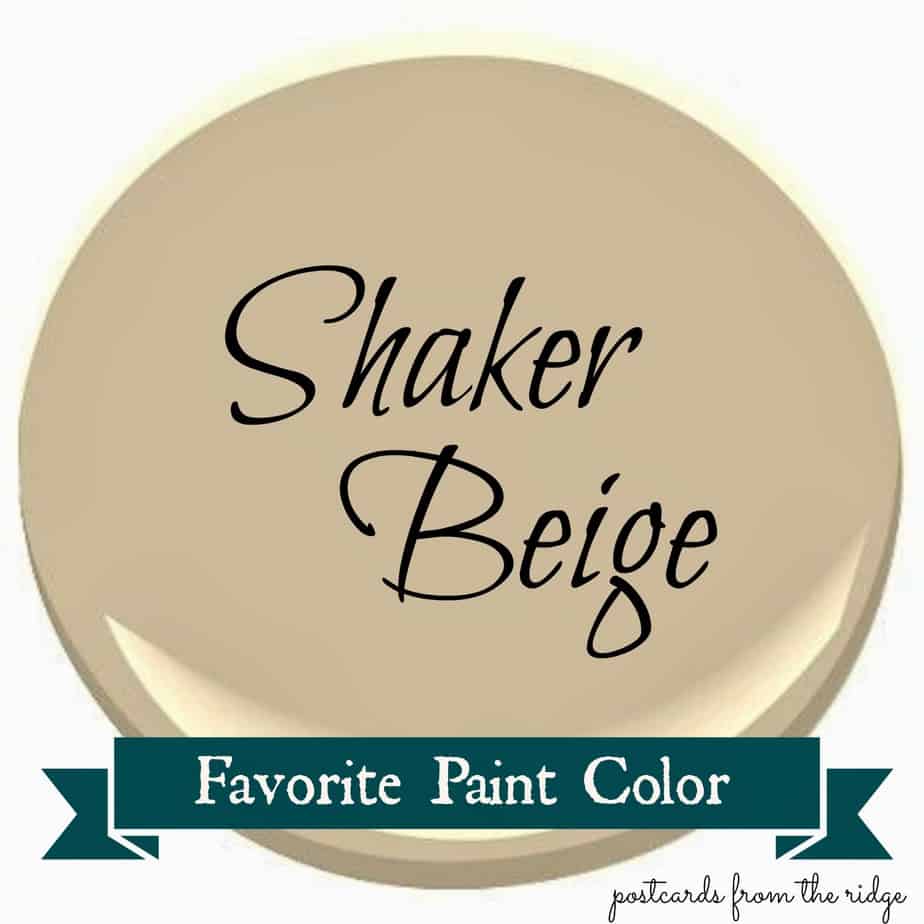 Benjamin Moore Shaker Beige ~ Favorite Paint Color