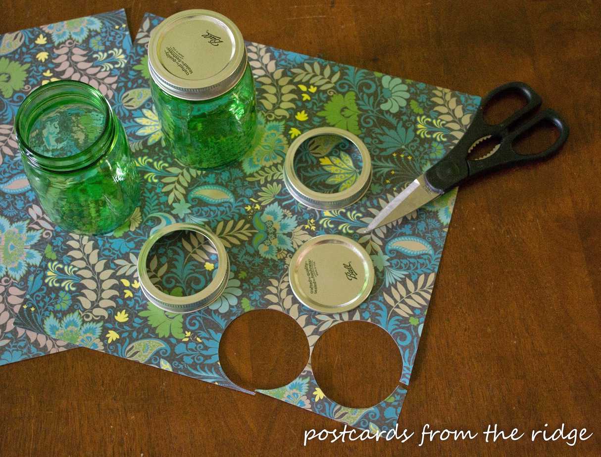 mason jars being made into college student survival kits