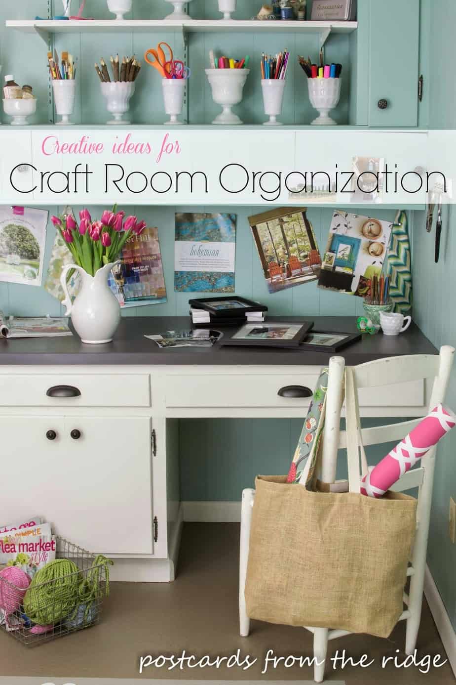Creative Ideas for Organizing Craft Supplies + Many More Organizing Tips