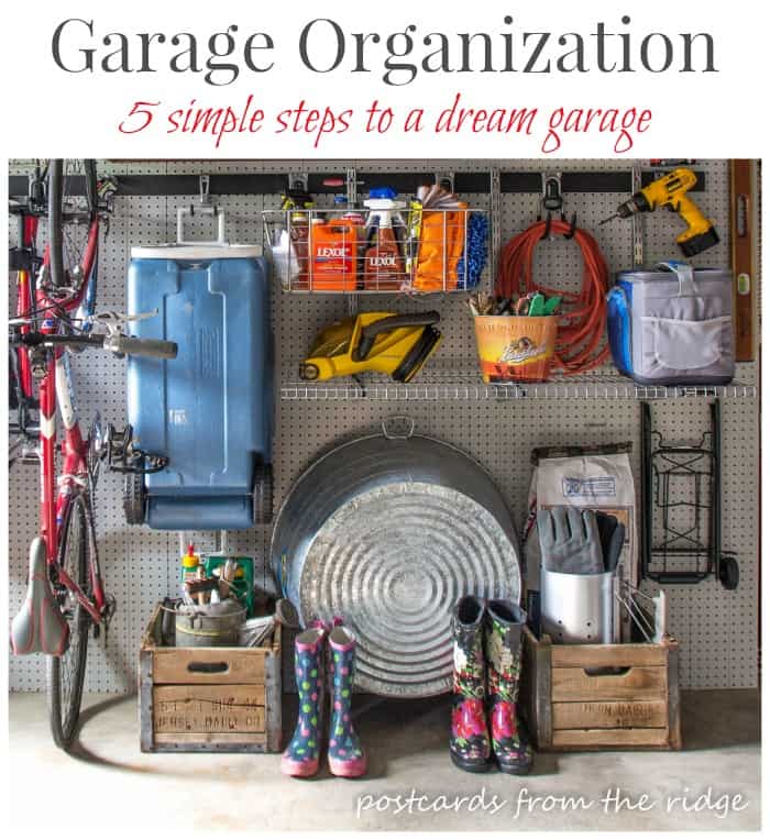 Garage Organization Goals