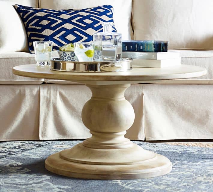 Pottery barn dawson 2024 pedestal table