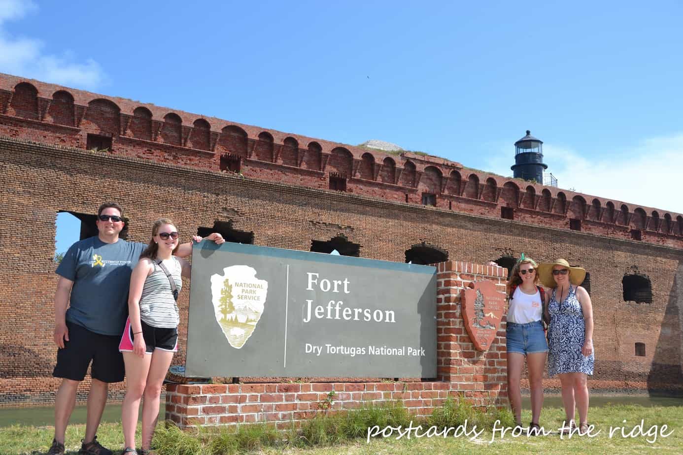 Afternoon with the family at Dry Tortugas National Park, Florida Keys