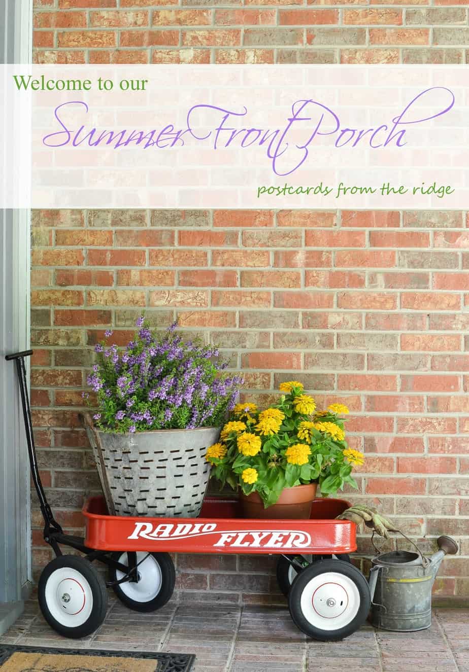 Summer Front Porch Decor ~ Procrastinator’s Tour