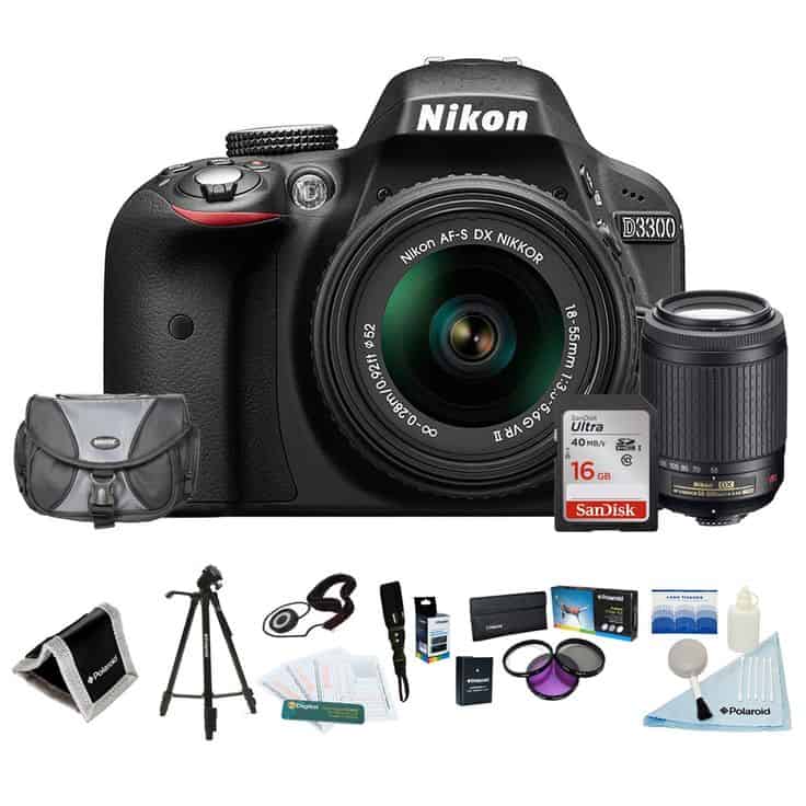 Ultimate Gift Guide for Photographers - DSLR Camera with Accessories - a wonderful gift set