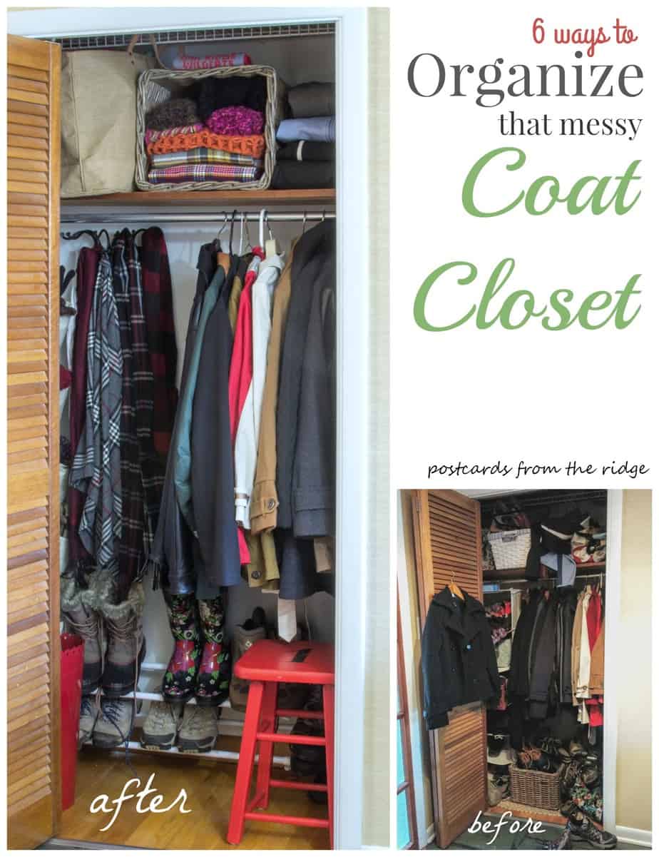 Coat Closet Organization Hack - C.R.A.F.T.