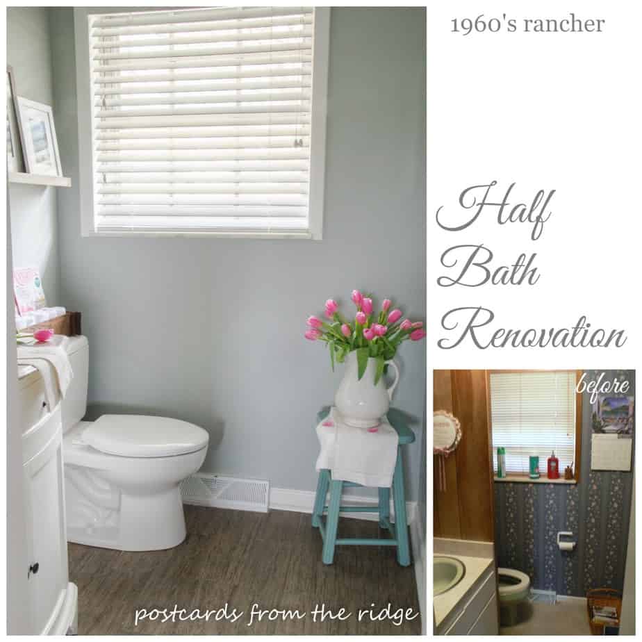 Our Half Bathroom Renovation Details