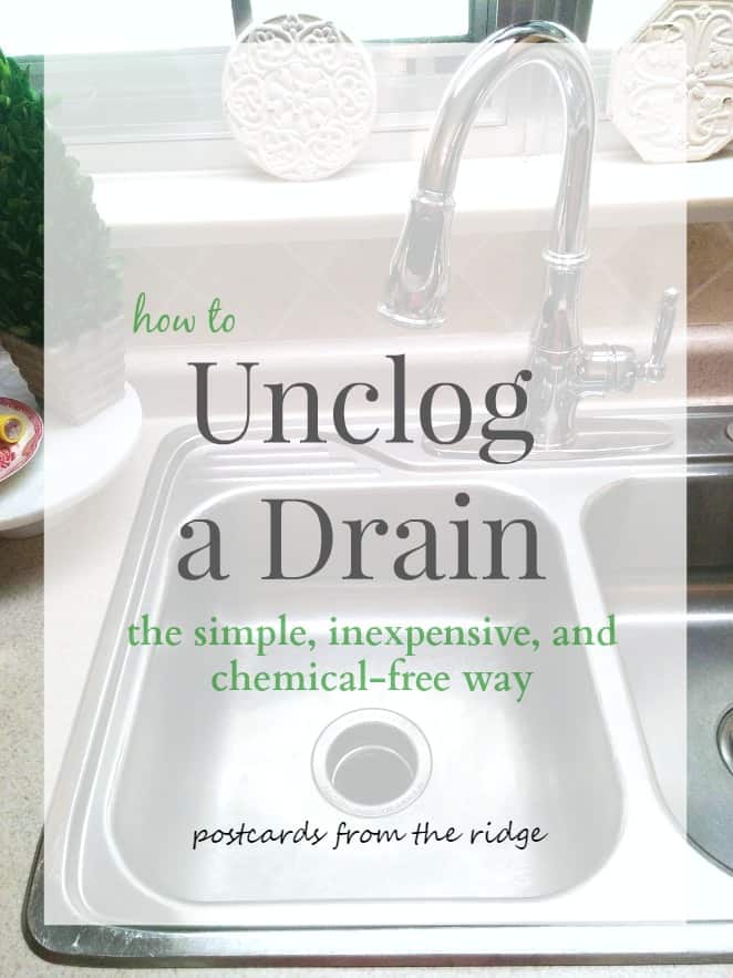 How to Unclog a Kitchen Sink – The Simple, Inexpensive, and Chemical-Free Way