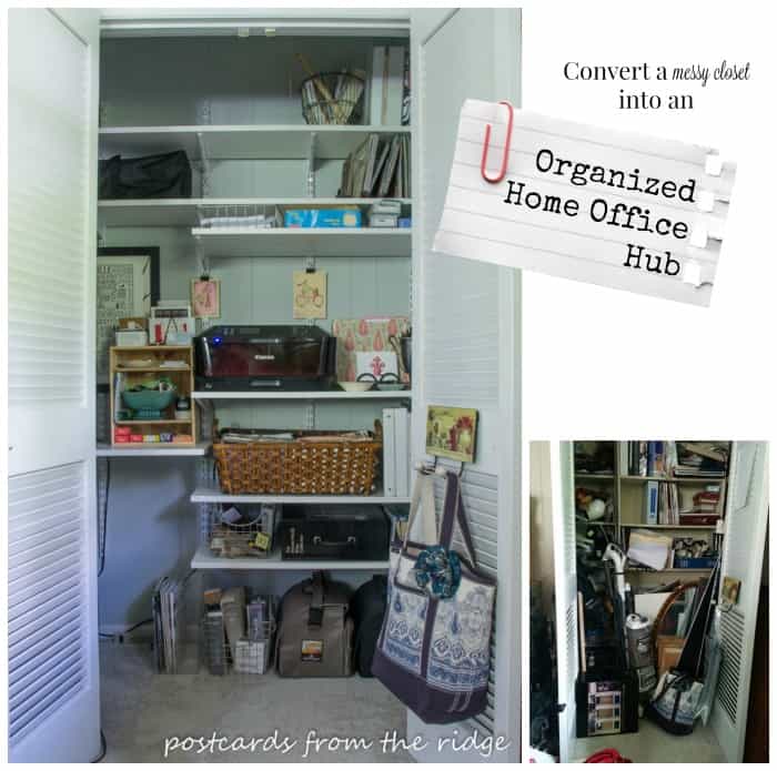 How to organize your home office supplies. Lots of great tips for storage and organization using stylish items!