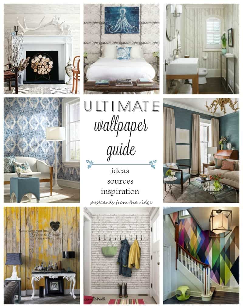 Wallpaper! Here's a great resource for wallpaper terms, types, and sources. - Postcards from the Ridge