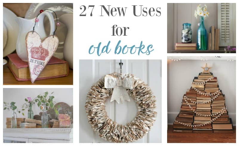 27 genius ways to use old books