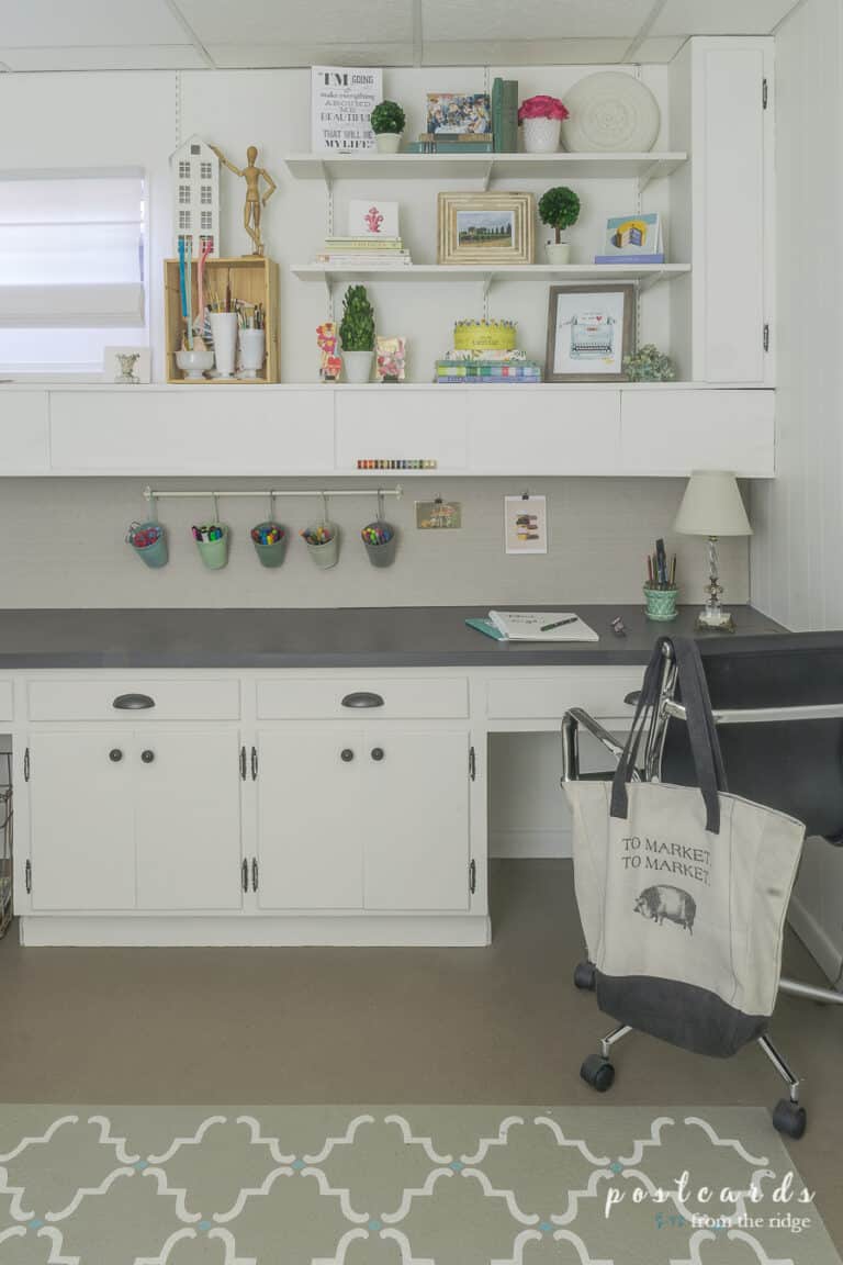 Fresh and Inspiring $100 Craft Room Makeover