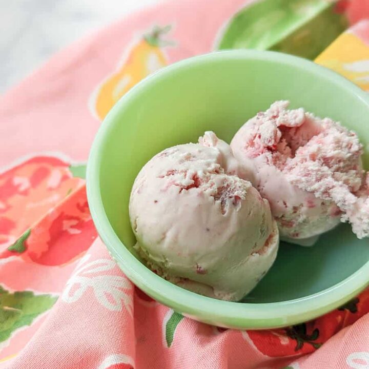 Homemade strawberry ice cream best sale with ice cream maker