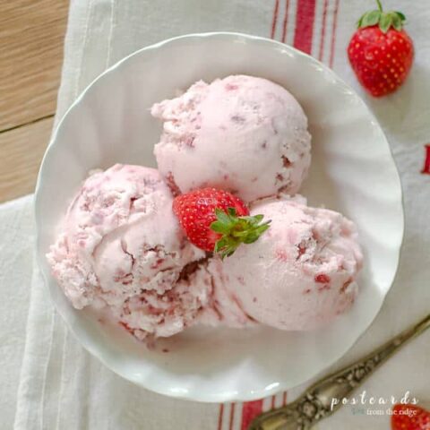 strawberry ice cream Cuisinart recipe