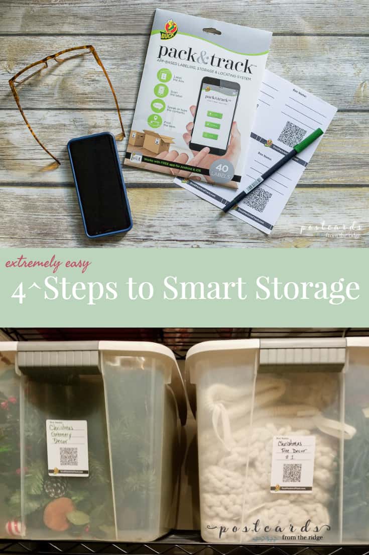 How to Organize Bins with Duck Pack & Track Labels  Storage bins  organization, Organizing bins, Basement storage organization