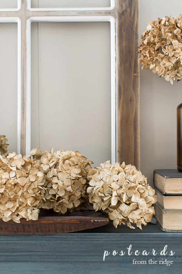 Follow The Yellow Brick Home - Using Dried Hydrangeas in Fall