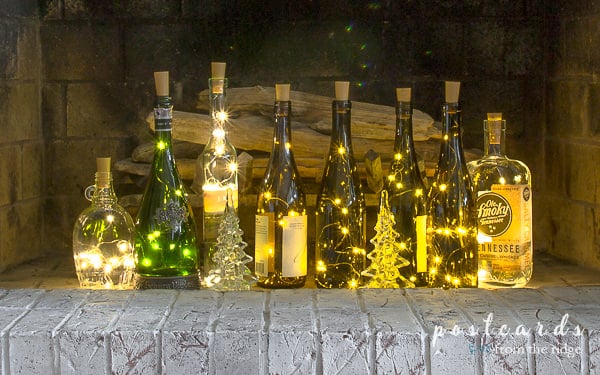 Wine bottle lights deals diy