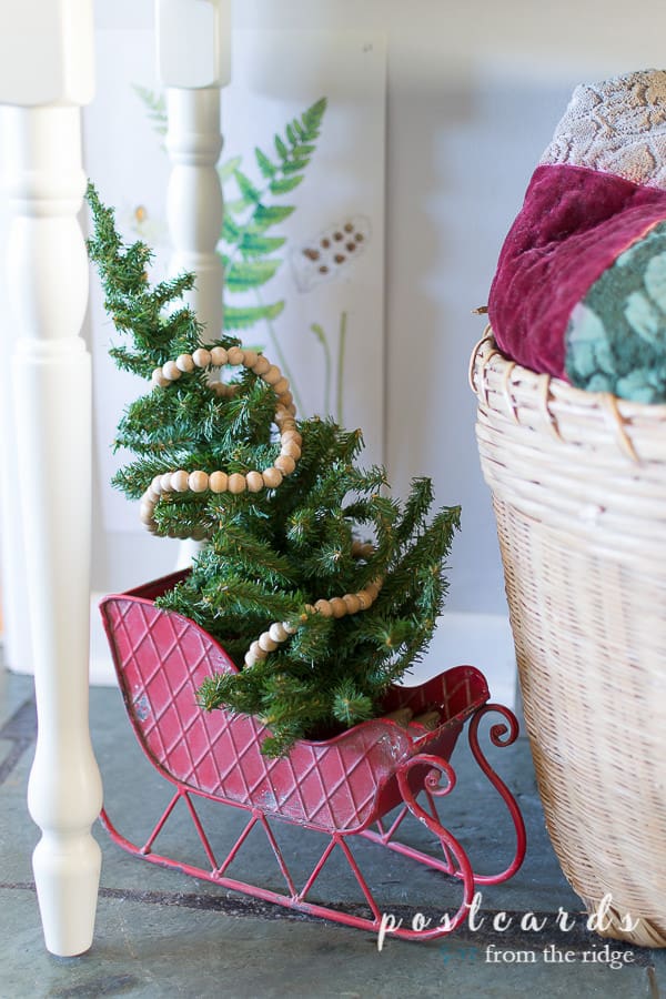 Vintage Christmas in the Family Room - Sweet Pea