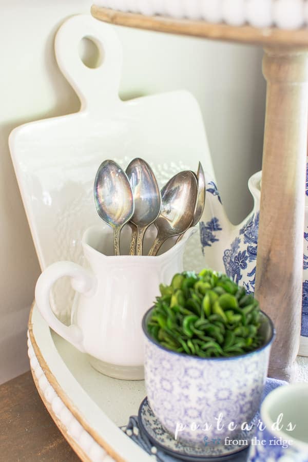 Tiered Tray Decor Ideas with Thrifty and Vintage Finds