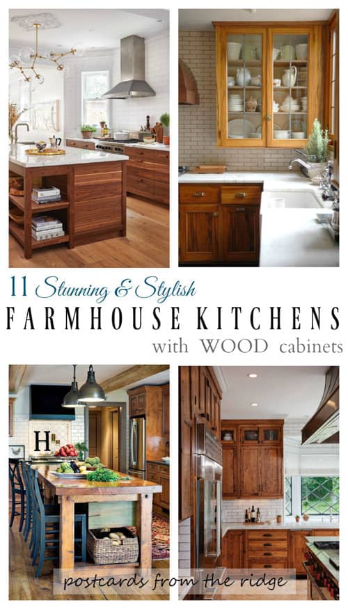 kitchens with wood cabinets