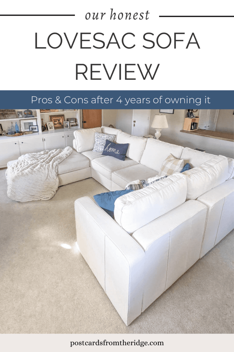 Our Lovesac Sactional Couch Review - Is it worth the splurge? - Postcards  from the Ridge