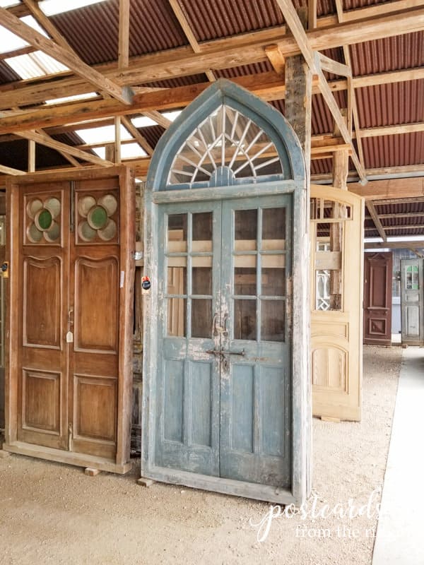 antique salvaged wood door