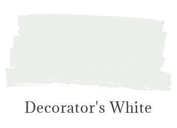 benjamin moore decorators white