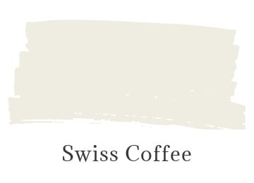 Benjamin Moore Swiss Coffee color swatch