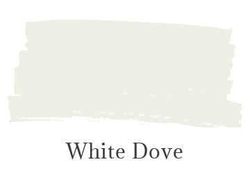 Benjamin Moore White Dove color swatch