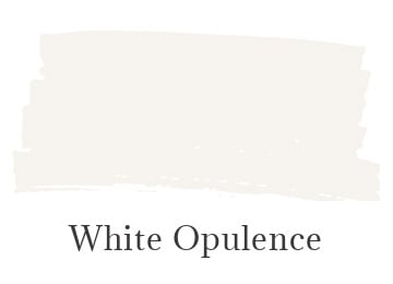 Benjamin Moore White Opulence color swatch