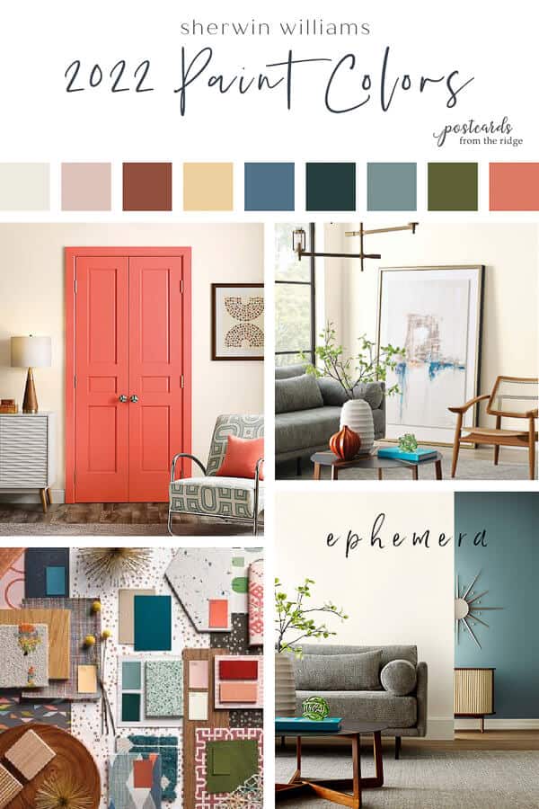 Sherwin Williams 2022 Paint Colors Postcards From The Ridge