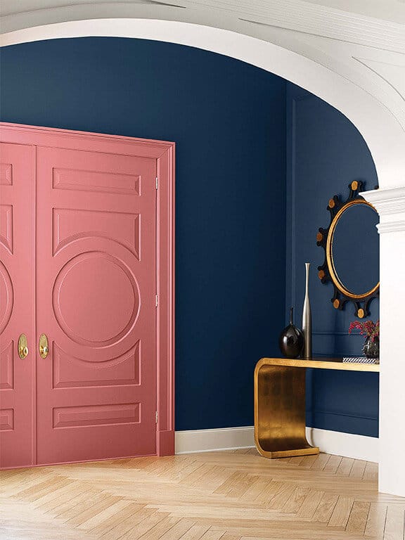 sherwin williams naval and coral clay