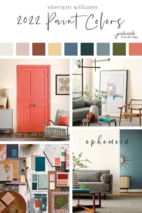 2022 color forecast from sherwin williams