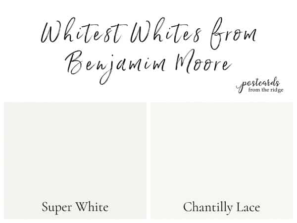 whitest paint colors from benjamin moore