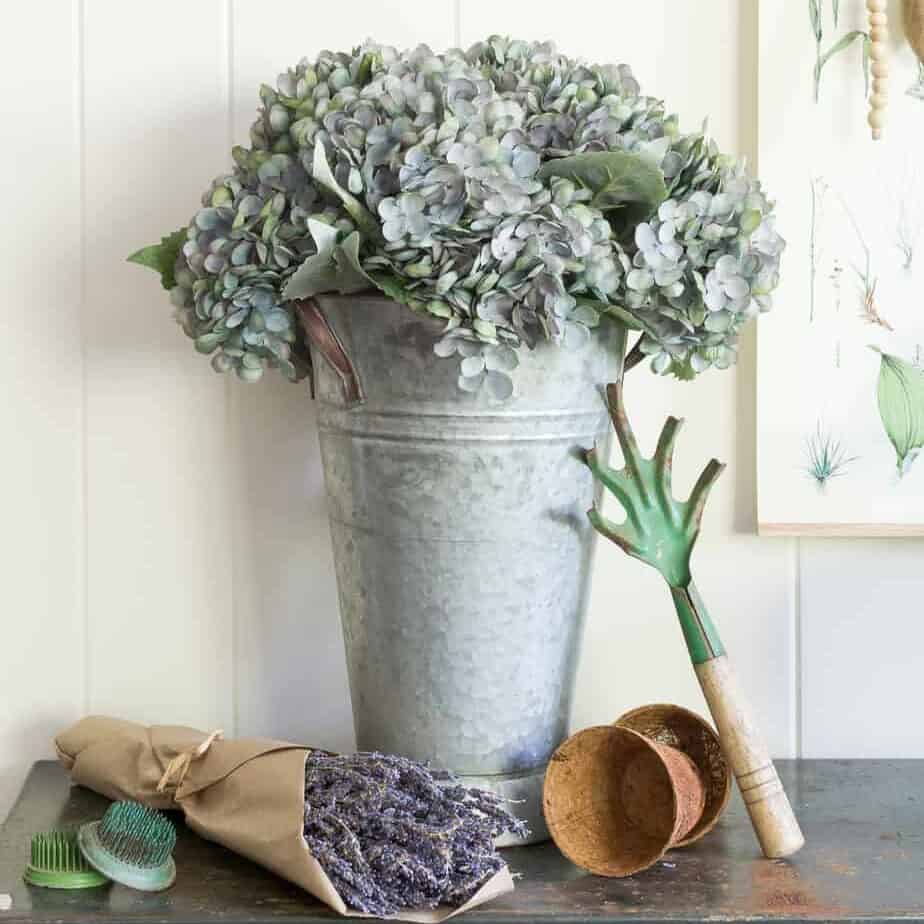 artificial hydrangea stems