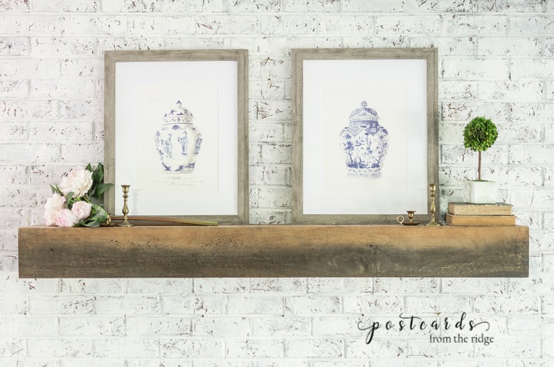 Free Antique Chinoiserie Ginger Jar Printable Art