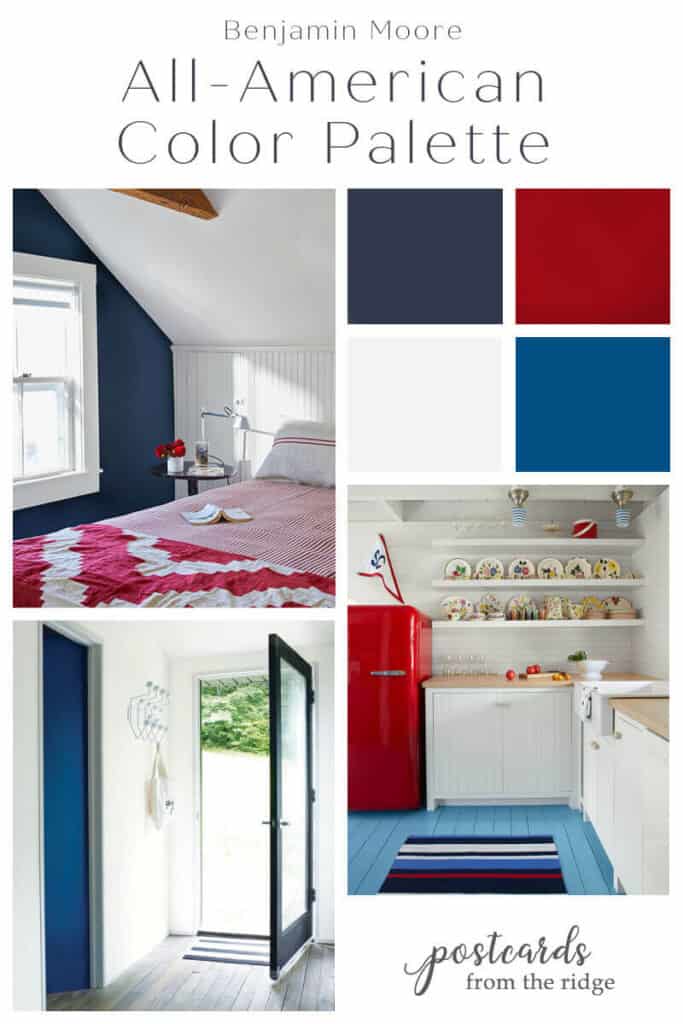 all american paint color palette