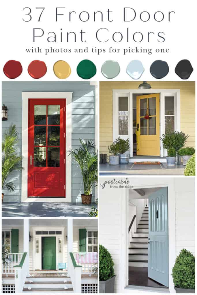 elegant front door color