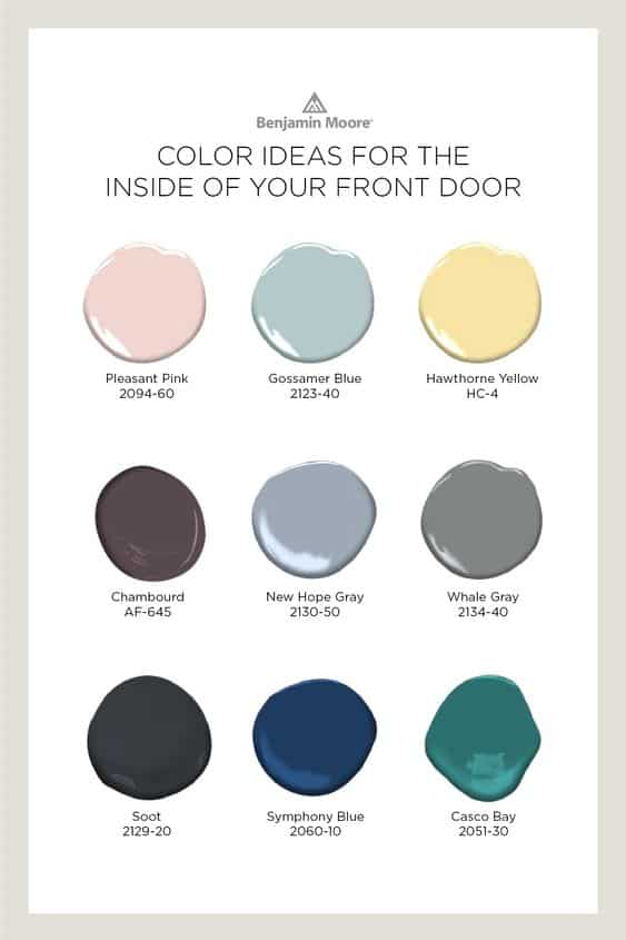 front door paint color ideas color chart