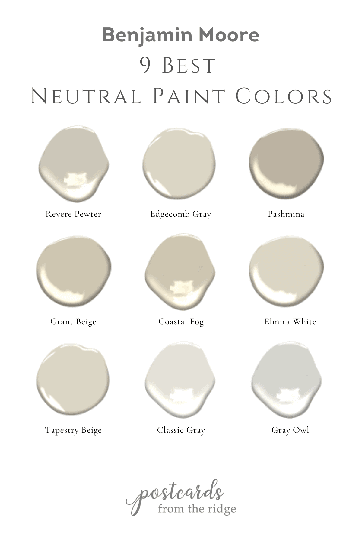 Favorite Paint Colors The New Williamsburg Collection from Benjamin