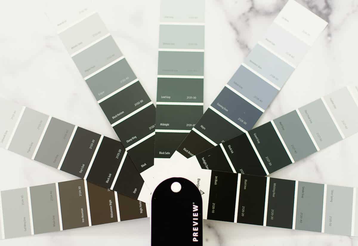 Benjamin Moore Black Wall Paint Colors - Postcards from the Ridge