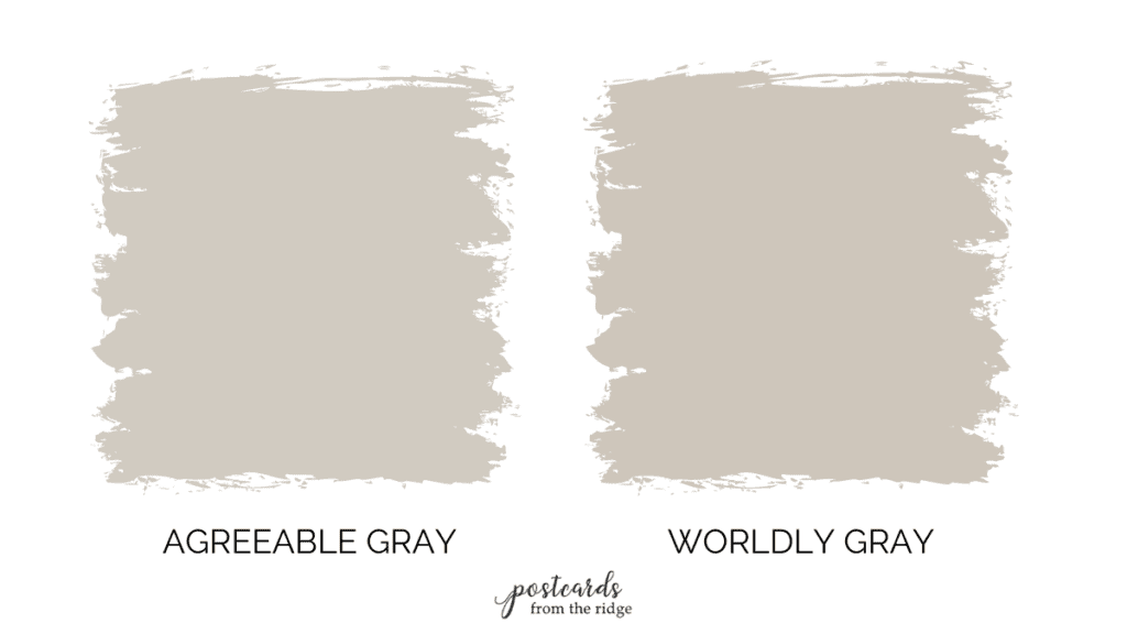 swatches of neutral paint colors