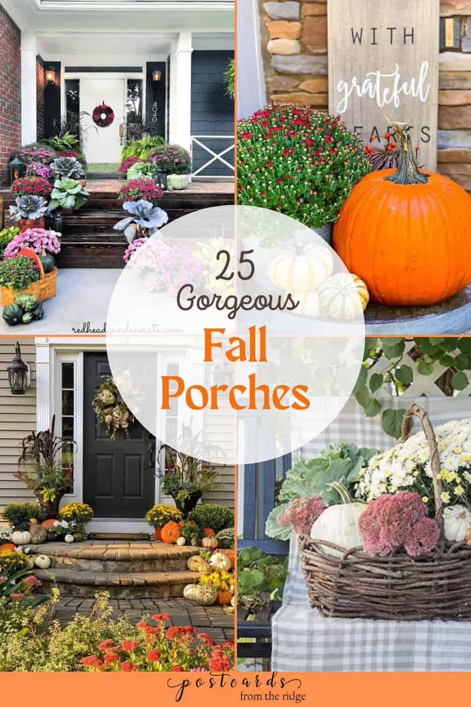 fall porch pin collage with text overlay
