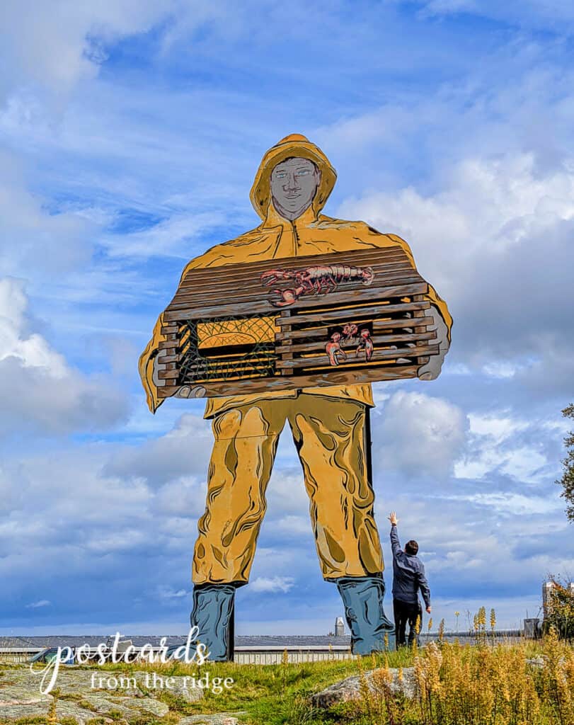 Big Jim lobster man aka sardine man prospect harbor, maine