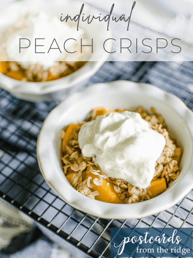 Individual Peach Crisp Recipe