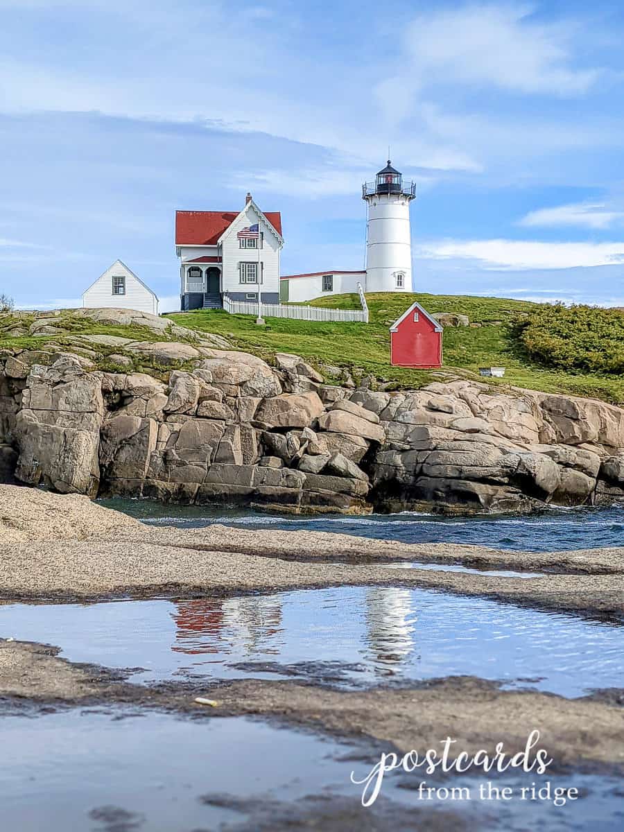 Nubble Lighthouse in York County, Maine