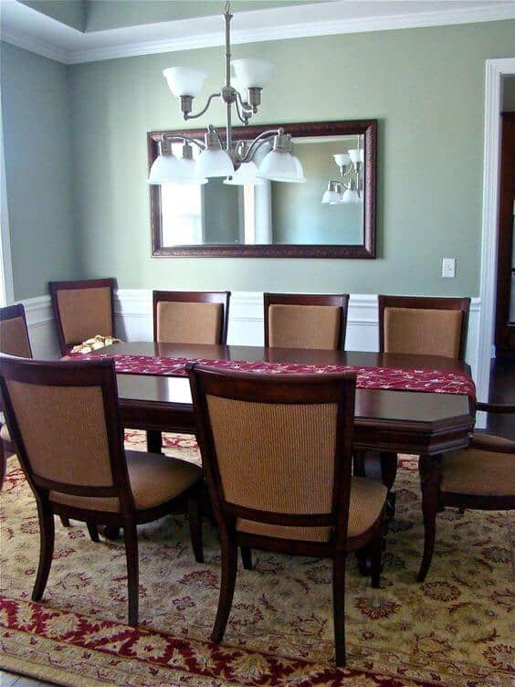 sherwin williams clary sage dining room