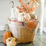 Quick and Easy Fall Basket Decorating Ideas